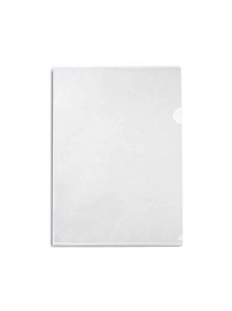 Папка-уголок LITE А4 ц.прозрачный, 100мкм