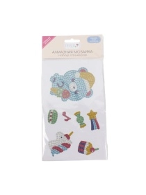 Набор стикеров с алмазной мозаикой, 18*11 см