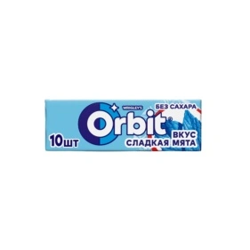 Жевательная резинка Orbit без сахара вкус сладкая мята, 13,6г