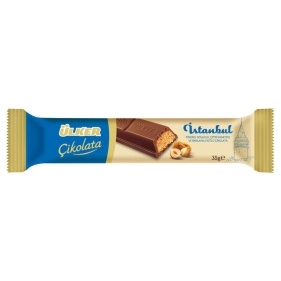 Ulker Dubai chocolate Шоколадный  батончик с фисташковой начинкой и кадаифом 35гр