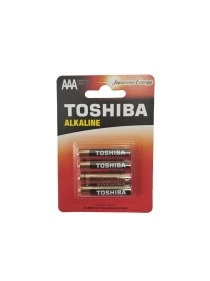 Элемент питания TOSHIBA LR-03 AAA BP-4 Alkaline GCA, 4 шт