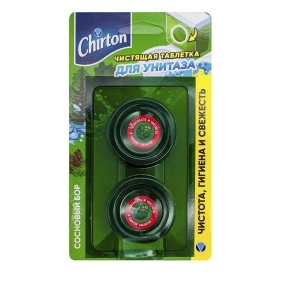 Чистящая таблетка для унитаза Chirton "Сосновый Бор" 2х50гр.