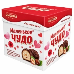 Конфеты ваф. глазир. "Маленькое чудо" сливоч., 148г