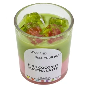 Свеча интерьерная ароматическая "Cocktail", Sunup,  7*8 см, 150 г, (ML-3238)