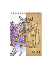 Скетчпад 40 листов, в ас-те