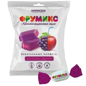 Жев. конф. "ФРУМИКС" со вкус. винограда и яблока 45г