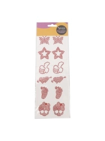 Наклейки-стразы декоративные, 27*10 cм (PK453)