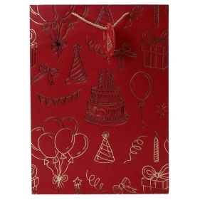 Пакет подарочный "Birthday party", Fun Party, 30*41,5*12 см (MO-456)