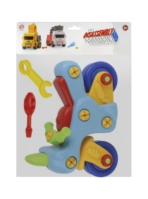 Конструктор пластик. Мотоцикл (в пакете)