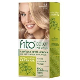 Стойкая крем-краска для волос серии Fito color intense тон 9.3 Пшеничный блонд 115мл/шт