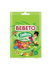 Жевательные конфеты  ВЕВЕТО COOL BEANS TROPIC MIX 60г