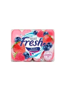 Крем-мыло туалетное «Fresh» Ягодная фантазия 4*75 г в/об
