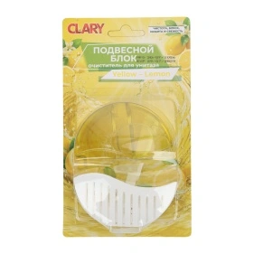 Подвесной блок, очиститель для унитаза Yellow-Lemon, Clary (артикул PK1386-2)