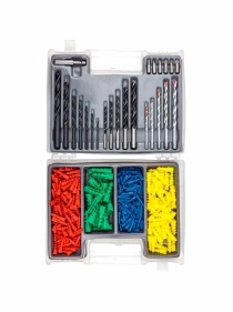Набор бит и сверл с расходниками в пластиковом кейсе (300 предметов)