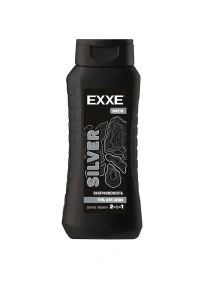 EXXE MEN Мужской гель для душа 2в1 "Экстрасвежесть" SILVER, 400 мл
