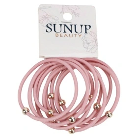 Набор резинок для волос Sunup beauty, 10 шт, 8 см (PZ310)