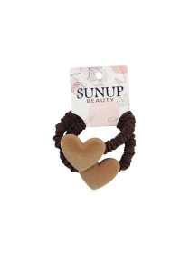 Набор резинок для волос "Сердечко", 2 шт, 6 см (PI0794)