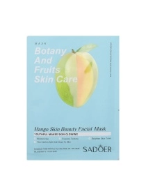 SADOER Маска тканевая для лица, 25 мл (манго) арт. KRE0312010-5