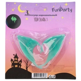 Аксессуар карнавальный "Уши эльфа-3" светящиеся, Fun Party (PZ319)