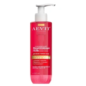 AEVIT BASIC CARE гель мицеллярный очищающий для всех типов кожи 200 мл