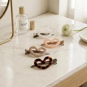 Набор заколок для волос, 4 шт, 4 см