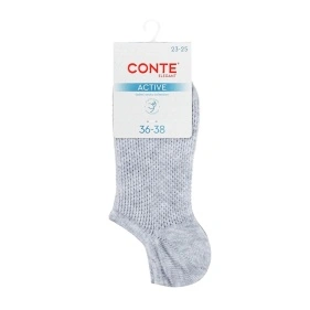 Носки женские CONTE ELEGANT ACTIVE, р.23-25, 618 светло-серый