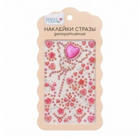 Наклейки-стразы декоративные, Penser, 17,6*9,4 cм (ML-3352)