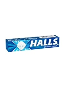 Карамель леденцовая HALLS Original (Оригинальный) со вкусом ментола и эвкалипта 25,2г