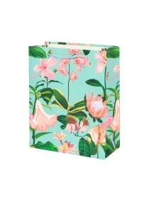 Пакет подарочный "Тропики", 32*26*12 см