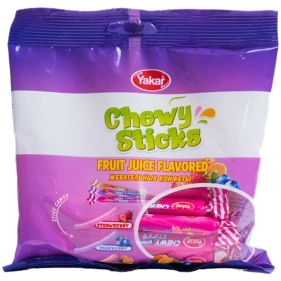 Жевательные конфеты "Chewy Sticks", 150г