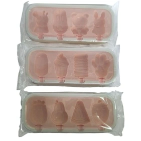 Форма для мороженого с палочками, 4 ячейки (ML-2984)