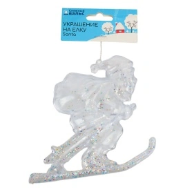 Украшение на елку Снежный вальс "Santa", 12 см (NYR2635156)