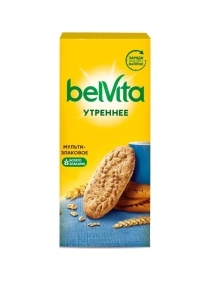 Печенье витамин.со злак.хлопьями "BELVITA УТРЕННЕЕ" 225г