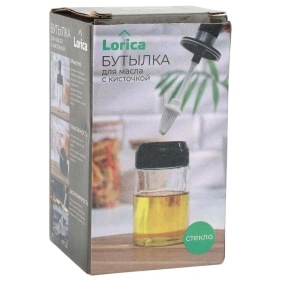 Бутылка для масла с кисточкой, 15,5*6,5 см