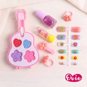 Подарочный набор детской декоративной косметики для макияжа "Candy Pink"  Гитара/Бабочка 