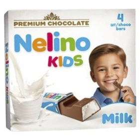 Шоколад мол. "Nelino" "KIDS" с мол. нач., 50г