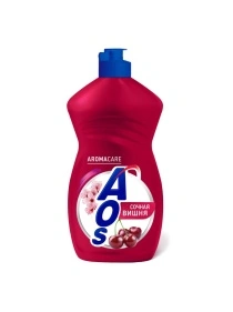 Средство для мытья посуды "AOS" Сочная Вишня", 450 г