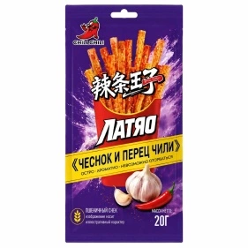 Снеки пшеничные со вкусом «Чеснок и перец чили», 20 г