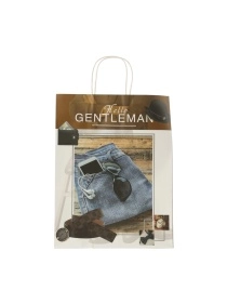 Пакет подарочный "Аксессуары", 25,5*12,5*33 см (VA-537)