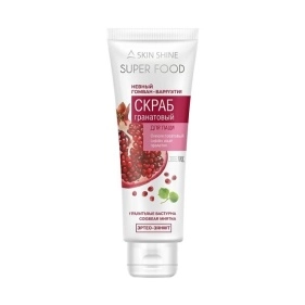 Скраб гоммаж-энергетик гранатовый SKIN SHINE 80 мл