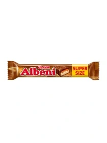 Шоколадный батончик Albeni Super с печеньем и карамелью 55г