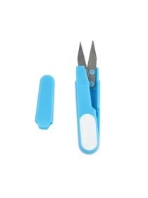 Ножницы для лески с колпачком, 2*12 см