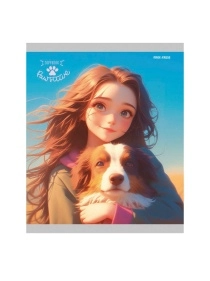 Тетрадь КЛЕТКА 48л. СТАНДАРТ цветная мелов. обл., мат ламин, в асс-те ПХ, Т48-7375