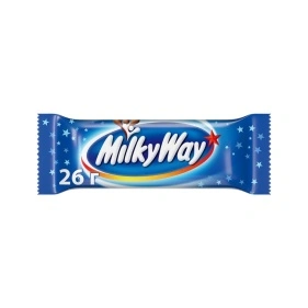 Шоколадный батончик MILKY WAY с суфле, покрытый молочным шоколадом 26г