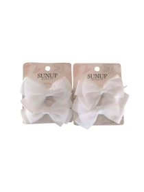 Бант для волос на резинке,  2 шт, 7*5 см (ML-1998)