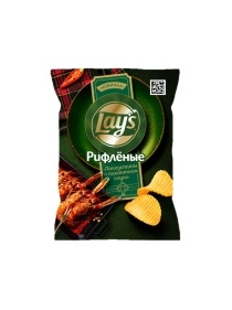 Лейз чипсы из натур. карт. рифл.  Лангустин и пикантный соус, 93г