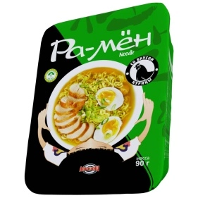 Лапша б/п Ра- мен со вкусом курицы лоток, 90г