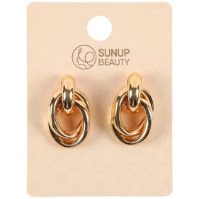 Серьги "Metallic", 2 см (DY-568)