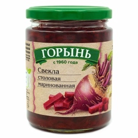 Свекла столовая маринованная "ГОРЫНЬ", 420 г