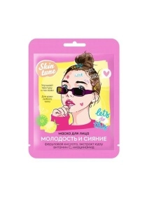 Маска для лица на тканевой основе "Молодость и Сияние" Skin tune